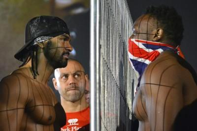 Chisora vs Haye Wiegen