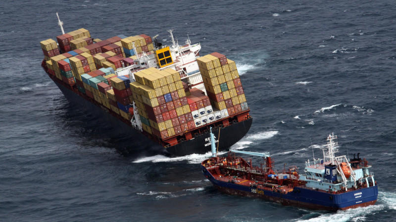 Rena Schiffsungl&uuml;ck vor Neuseeland - Bild