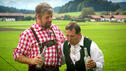Bauernweisheit "Essen & Trinken" Klare Ansage von Uwe und Josef