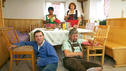 Bauernweisheit Liegt der Bauer unterm Tisch ...